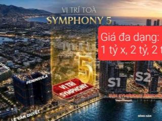 Sun symphony 5 thanh toán từ 1 tỷ 4 trong 2 năm nhận nhà. chiết khấu lớn.