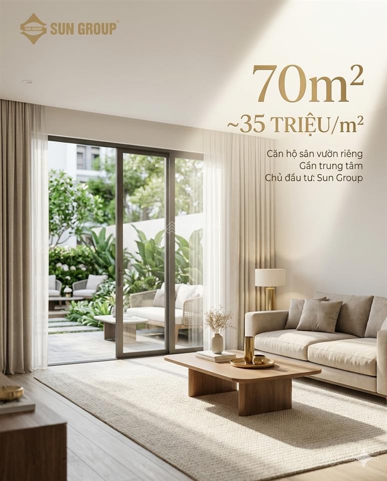 Căn hộ fours tower  chủ đầu tư sun group  giá 1.83 tỷ ( thanh toán sớm chiết khấu đến 29%)