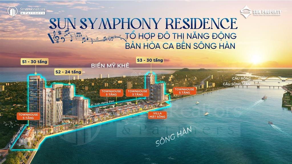 Sun symphony 5 căn 1pn + 50m2 view sông hàn + pháo hoa vị trí cực đẹp, siêu dòng tiền