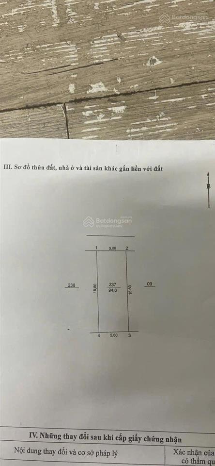 Chính chủ bán lô đất hòa lạccổ đôngcạnh đường 21a. full thổ cư. giá chỉ 2 tỷ 95.  0924 280 ***