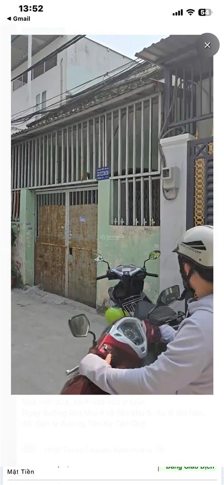 Nhà an lạc bình tân 49m 2 nhà mới đẹp chỉ 4 tỷ nhà mới sửa đẹp chỉ xách vali vào ở ngay