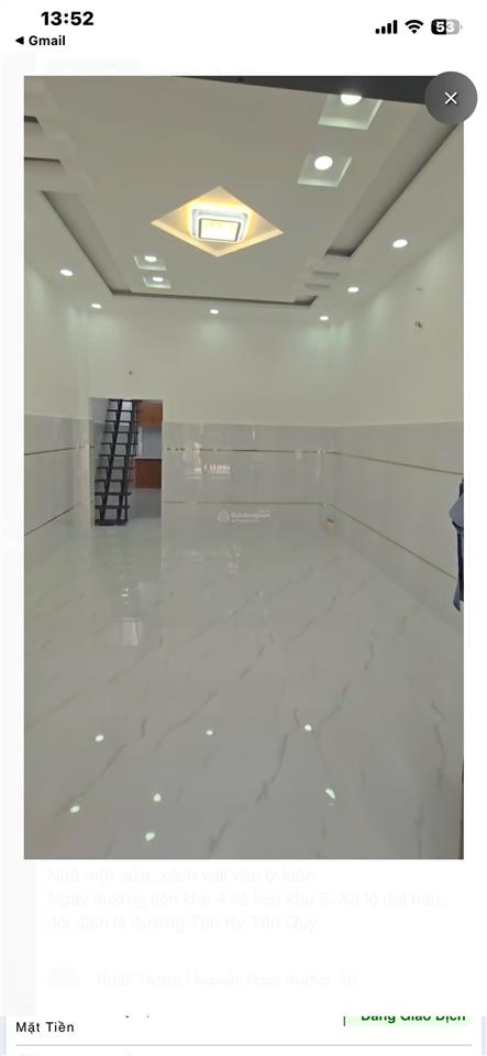 Nhà an lạc bình tân 49m 2 nhà mới đẹp chỉ 4 tỷ nhà mới sửa đẹp chỉ xách vali vào ở ngay