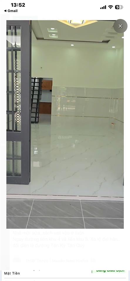 Nhà an lạc bình tân 49m 2 nhà mới đẹp chỉ 4 tỷ nhà mới sửa đẹp chỉ xách vali vào ở ngay