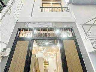 Nhà mới xây, 4 tầng, hẻm 4m, nở hậu đường âu dương lân p3q8