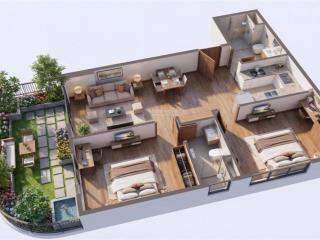 Căn 2pn sân vườn  81m2  giá tốt tại fours tower  độc quyền