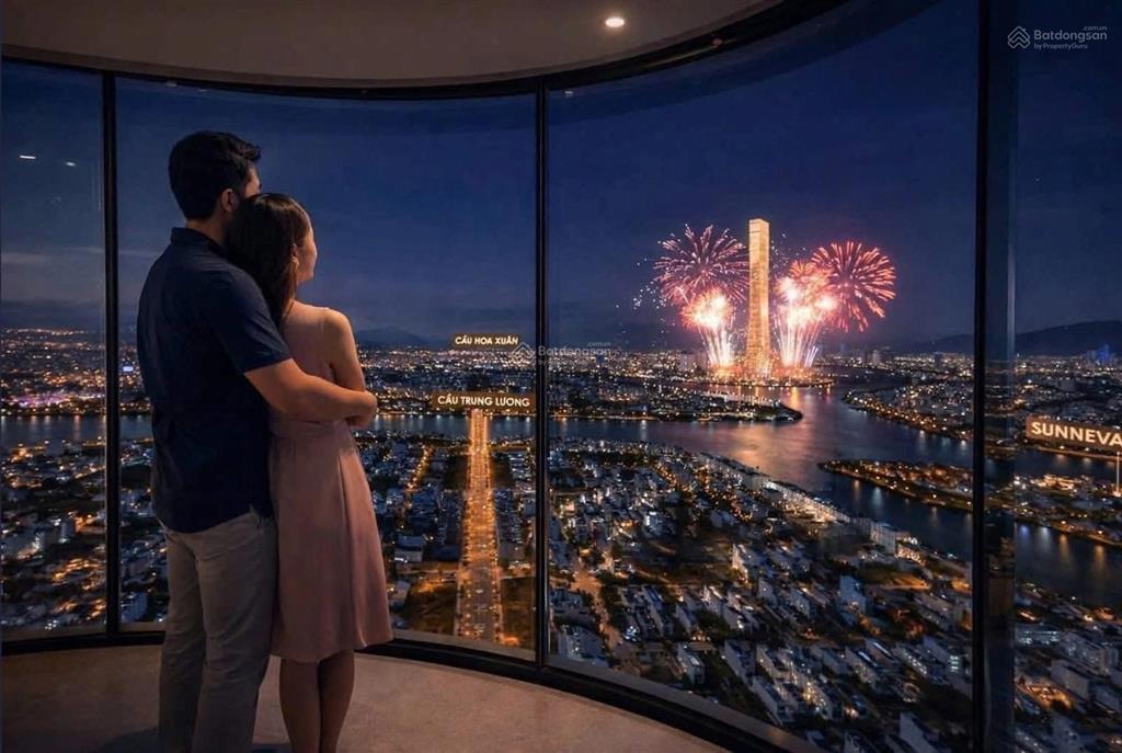 Căn 3pn giá chỉ 4.5 tỷ  view sông, downtown 69 tầng  sun fours tower