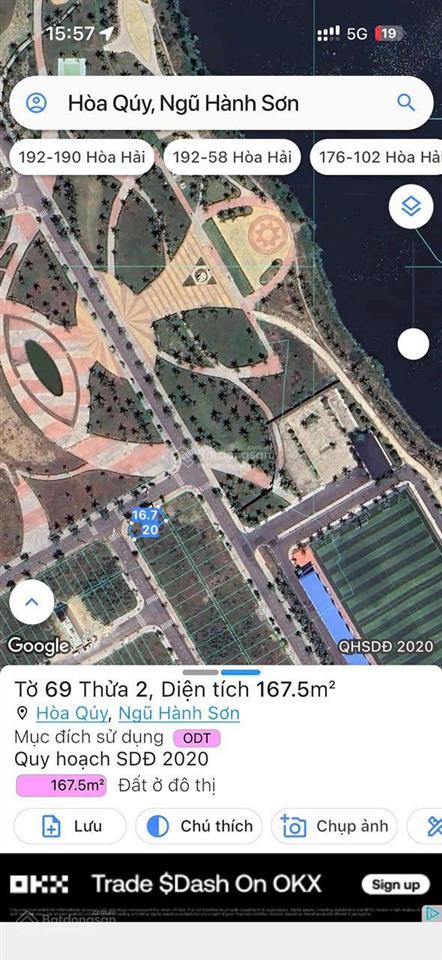 Bán đất tại đầm sen 21, hòa quý, ngũ hành sơn, giá thỏa thuận, 167.6m2, hàng hot đẹp