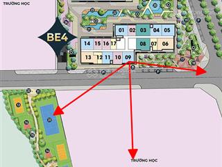 Xác thực bán 2n2w căn góc 63m2  tầng trung view thoáng tòa be4 chỉ 4,45 tỉ.