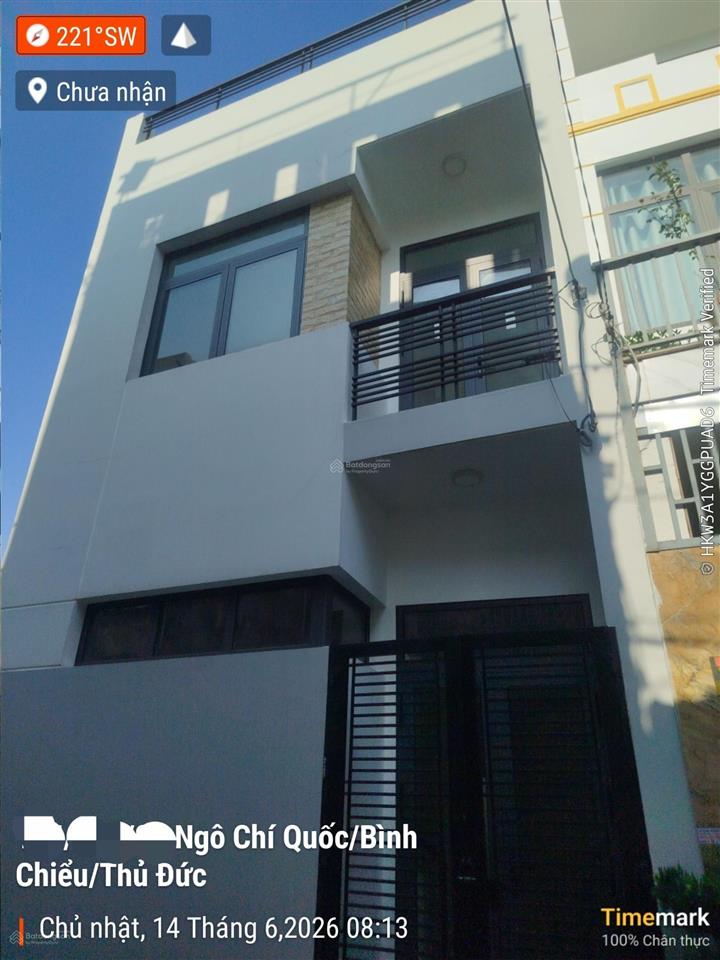 Nhà đẹp ngô chí quốc, tam bình, thủ đức, hẻm xe hơi 5m gần chợ nông sản thủ đức chỉ 4tỷ5