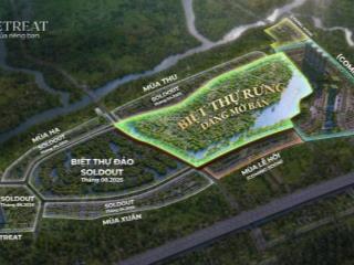 Retreat forest  biệt thự đơn lập rừng (căn góc) 330m2 giá 21tỷ650 tại eco retreat  0936 522 ***