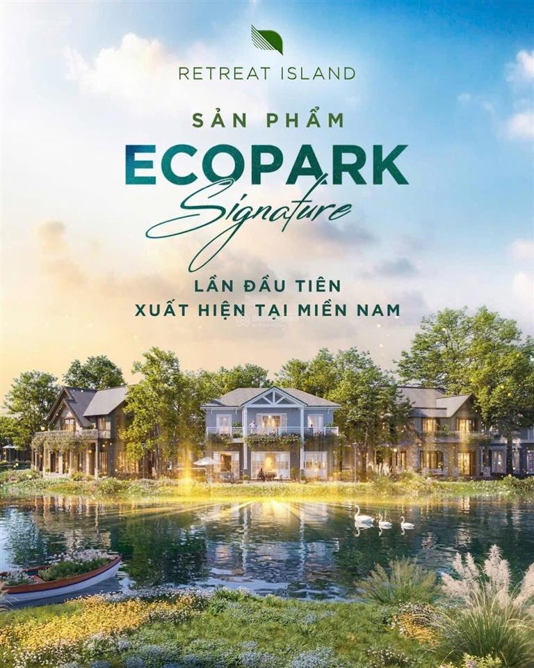 Retreat island  biệt thự đảo (đơn lập) giá 22,9tỷ 296m2 tại eco retreat long an  0936 522 ***
