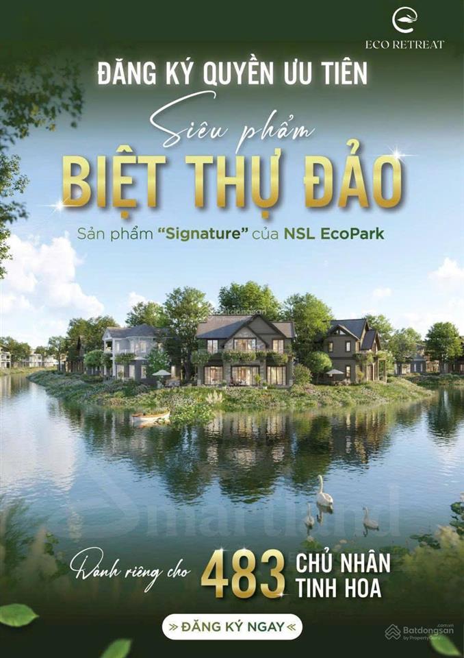 Retreat island  biệt thự đảo (đơn lập) giá 22,9tỷ 296m2 tại eco retreat long an  0936 522 ***