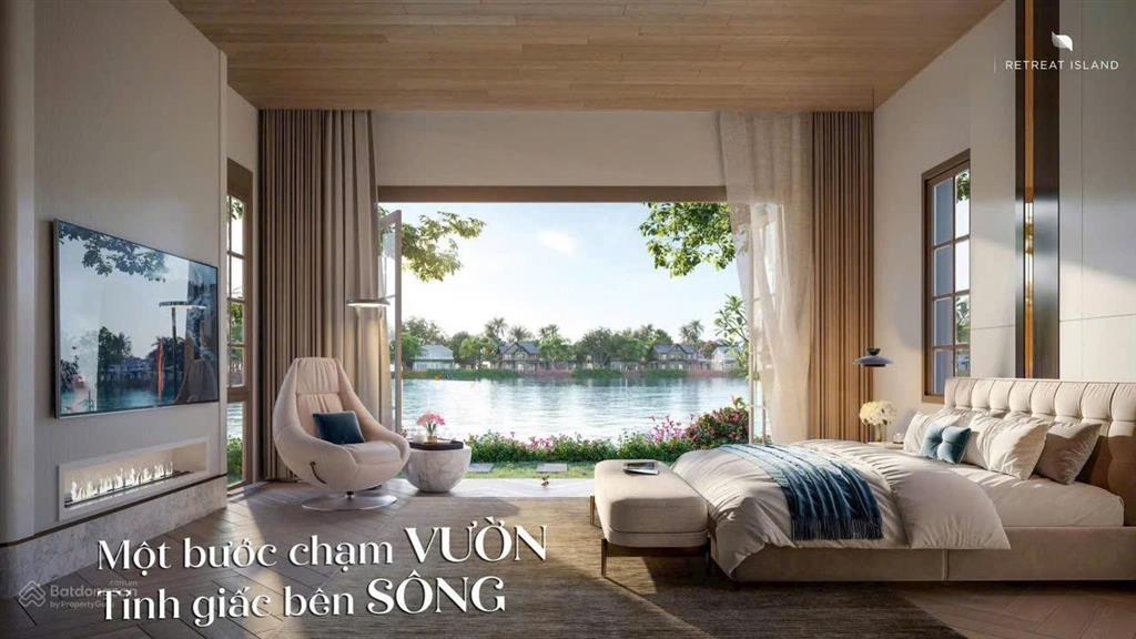 Retreat island  biệt thự đảo (đơn lập) giá 22,9tỷ 296m2 tại eco retreat long an  0936 522 ***