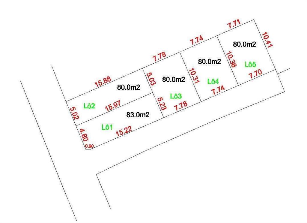 Bán đất tại xã quang lãng, 1,95 tỷ, 80m2, mặt tiền 7,7m giá cực chất