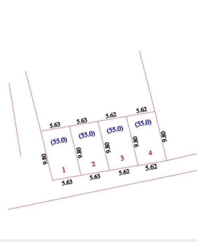 Bán đất lô số 4 tiểu khu đông đoài, 2,65 tỷ, 55 m², chính chủ bán gấp
