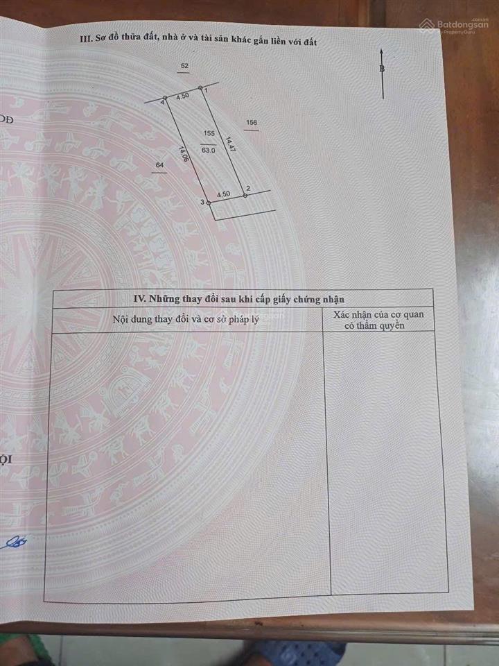 Bán đất tại thôn trãi vân từ, 2,18 tỷ, 63m2, pháp lý đầy đủ, giá tốt