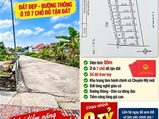 Bán đất đẹp xuất sắc, 2 lô f0 thôn vực, xã vân từ, phú xuyên, giá thỏa thuận, 80m2