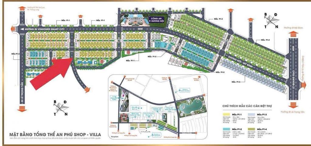Biệt thự lô góc 236m2 mặt tiền 30m giá 50 tỷ hà đông.