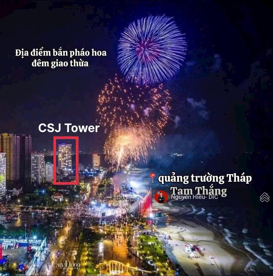 Bán nhanh! căn hộ biển csj tower vũng tàu 1 phòng ngủ. giá 3,3 tỷ