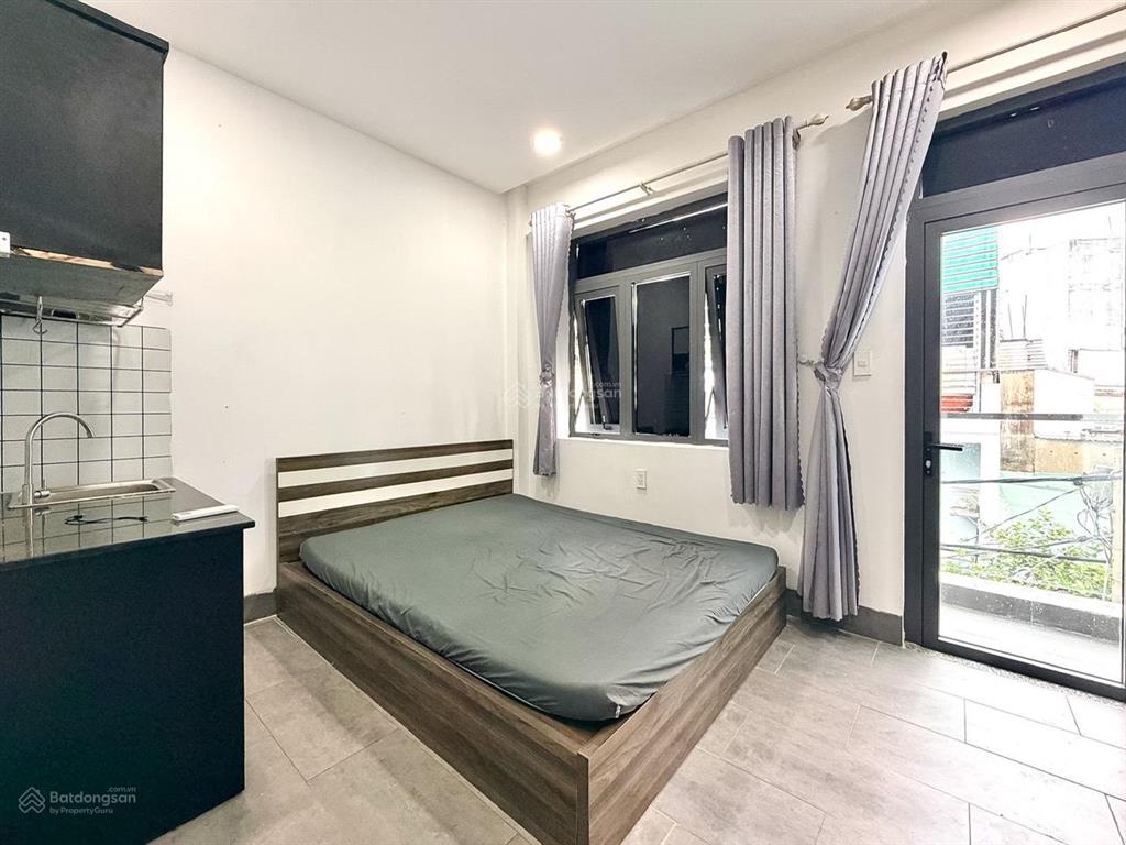 Cho thuê căn hộ studio ban công full nội thất ngay phạm văn bạch  gần trường chinh  tân sơn nhất