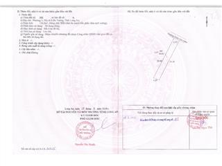 Bán đất thổ cư chính chủ mặt tiền đường tổng diện tích 134,9m2