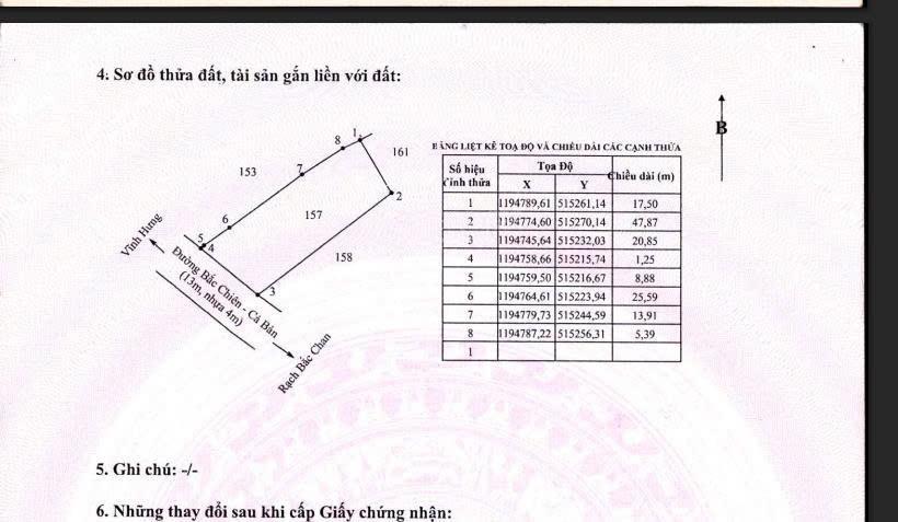 Bán đất thổ cư chính chủ 20x50m (1000m2)
