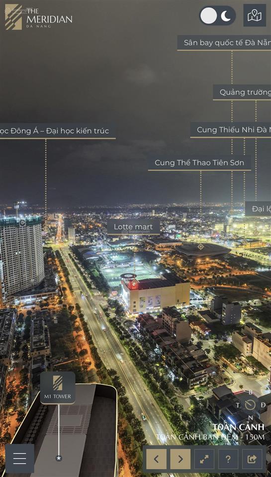 Bán căn 2pn view pháo hoa đẹp bậc nhất sông hàn, the meridian, đón sóng downtown, giá trị bền vững.