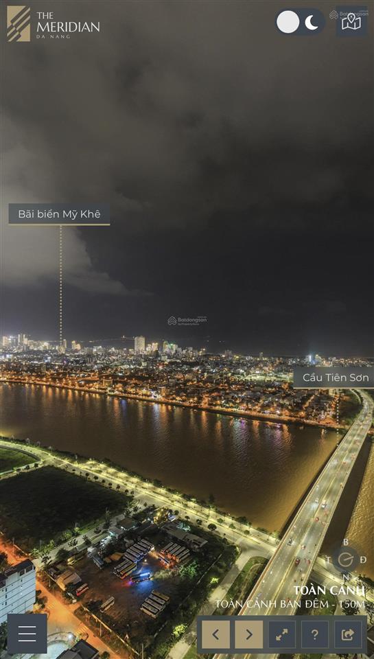 Bán căn 2pn view pháo hoa đẹp bậc nhất sông hàn, the meridian, đón sóng downtown, giá trị bền vững.