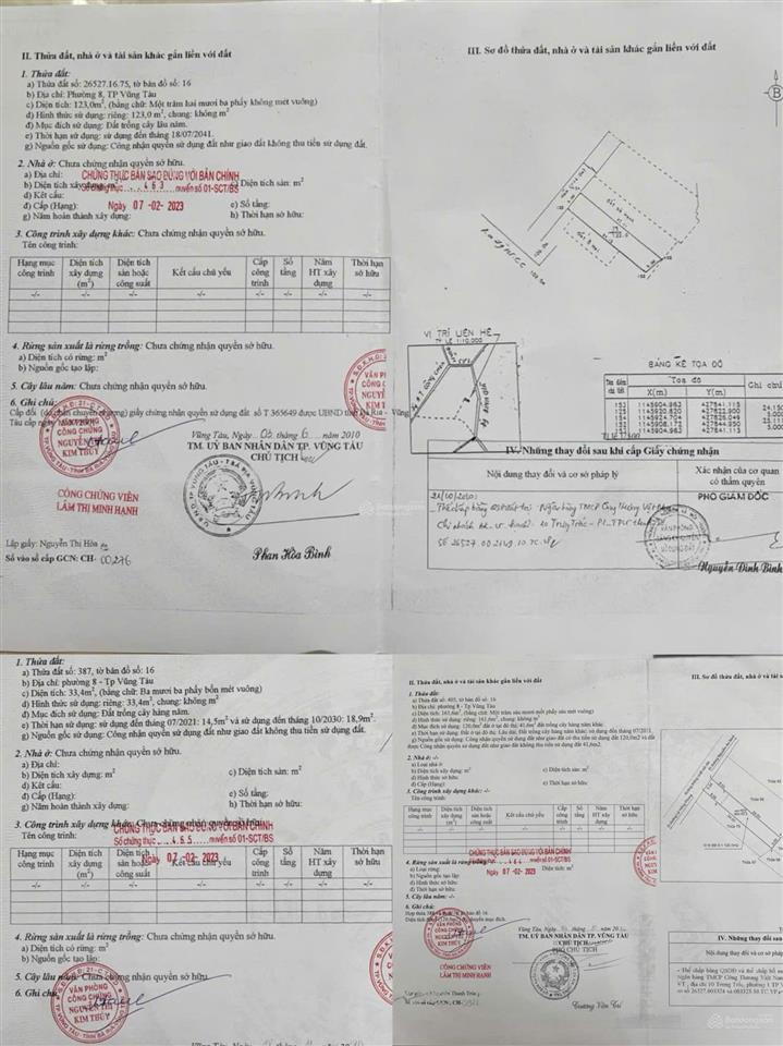 Bán đất mặt tiền thống nhất trung tâm vũng tàu