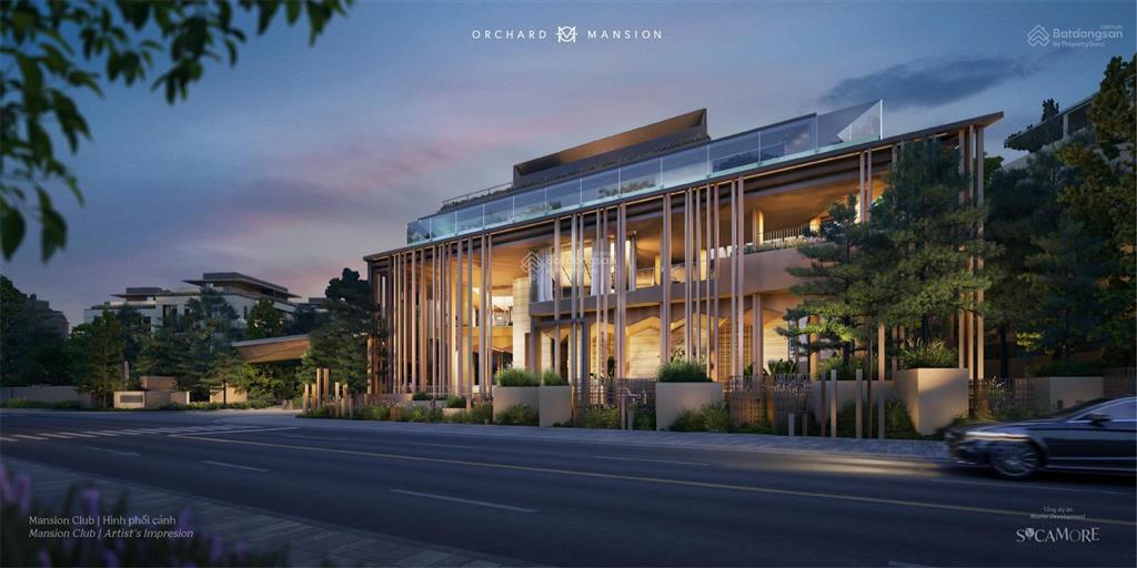 Dinh thự triệu đô orchard mansion, view công viên, view hồ trung tâm. 350m2 đất. giá 49,7 tỷ