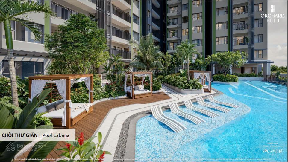 Sang nhượng căn hộ 2pn orchard hill giá tốt, view hồ trung tâm 75ha. giá 4,4 tỷ