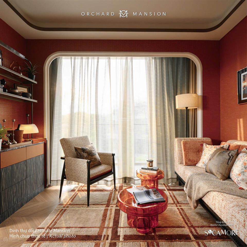 Bán dinh thự orchard mansion 270m2 đất. giá 32,8 tỷ. view 2 mặt công viên. hàng trực tiếp cđt