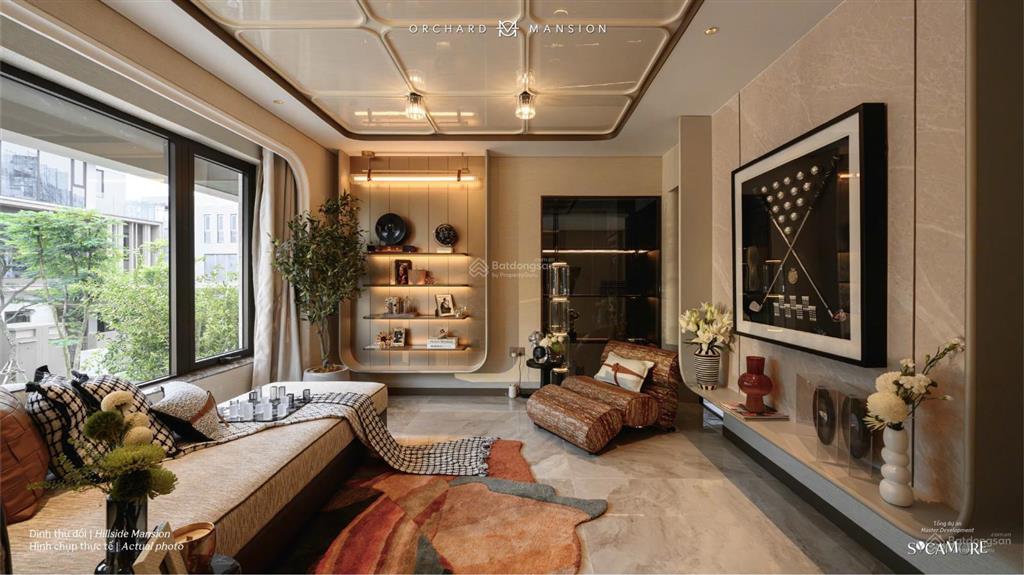 Bán dinh thự orchard mansion 270m2 đất. giá 32,8 tỷ. view 2 mặt công viên. hàng trực tiếp cđt