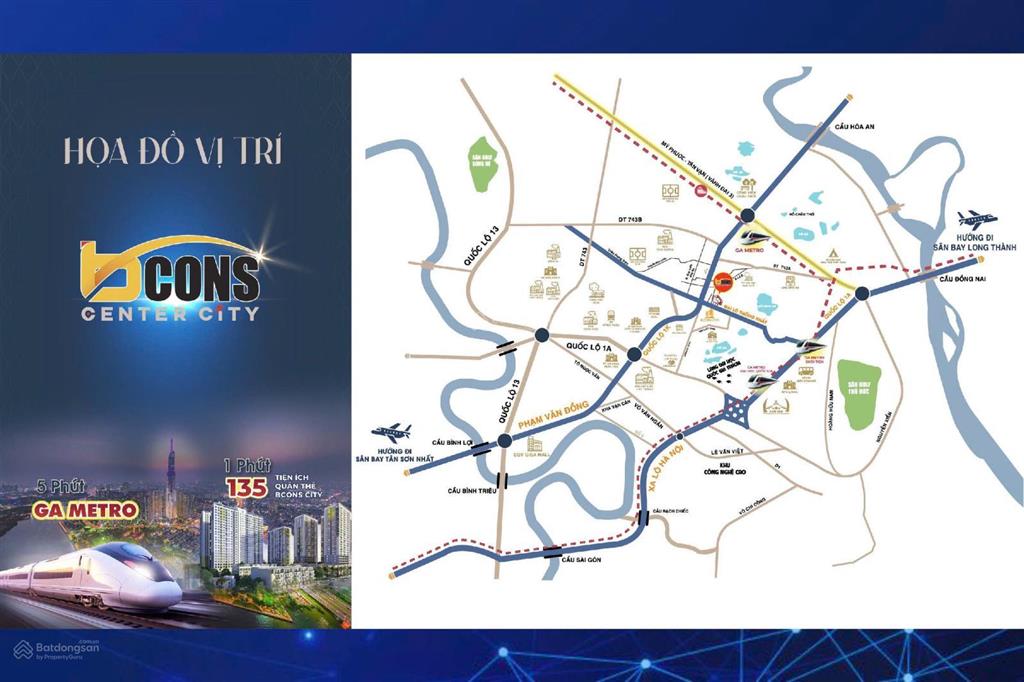 Bán chung cư bcons center city view đẹp 2 pn ưu đãi ngập tràn