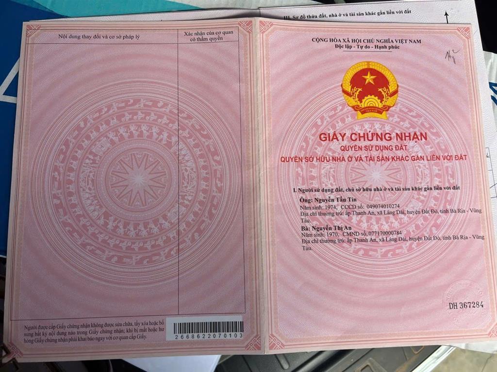 QUỸ ĐẤT HIẾM VEN BIỂN LỘC AN HỒ TRÀM DÀNH CHO NHÀ ĐÂU TƯ PHÁT TRIỂN KHU NGHỈ DƯỠNG CAO CẤP