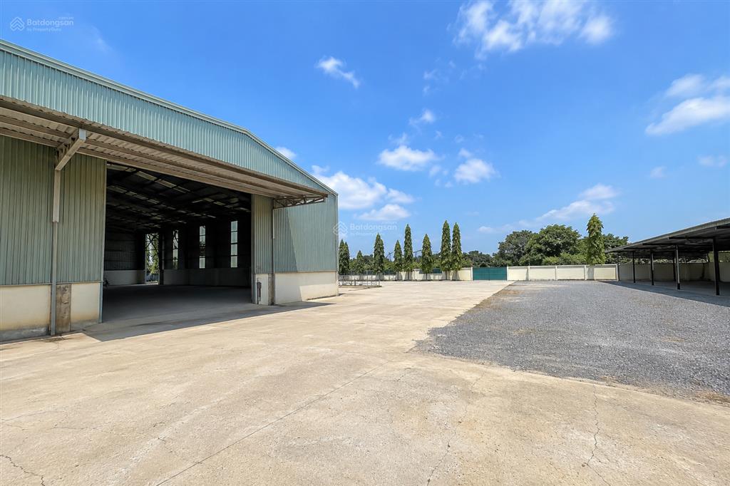 Cho thuê nhà kho 510m² kèm 1.000m² sân bãi  sẵn điện 3 pha  hòa vang  chỉ 38 triệu/tháng