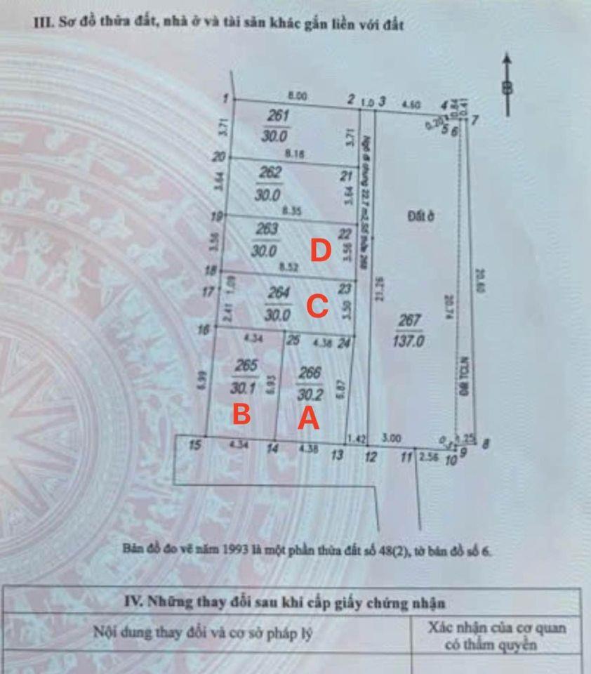 Bán nhà ngõ 541 Bát Khối, 30m 6 tầng xây mới, 7.8 tỷ