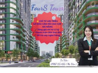 Căn hộ 1pn+ fours tower 50m view sông trung tâm nam đà nẵng giá tốt
