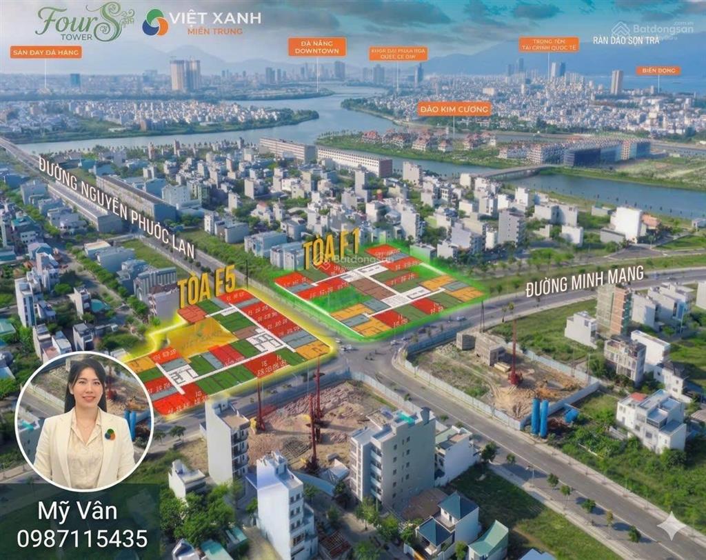 Căn hộ 1pn+ fours tower 50m view sông trung tâm nam đà nẵng giá tốt