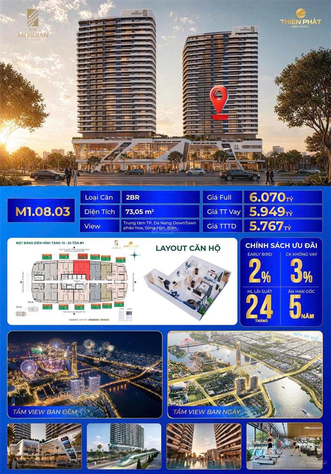 Tối xem pháo hoa, sáng ngắm sông hàn  giá chỉ từ 5,7 tỷ
