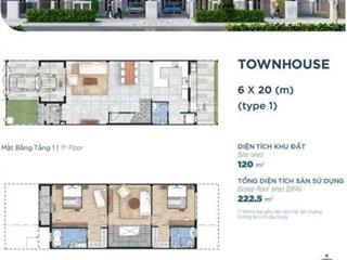 Nhà phố 8x20m, thanh toán trước 4.4 tỷ sở hữu ngay, đường 19m thông, gần sông, gọi bộ 0981 244 ***