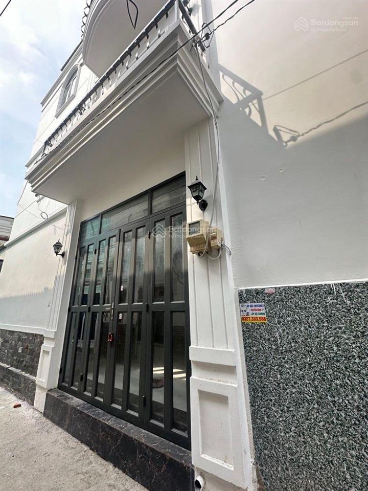Hot quận 12  nhỉnh 4 tỷ  chỉ 51 triệu/m2  nhà kết cấu  3 tầng 3pn
