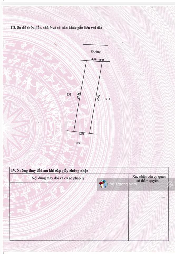 Chính chủ cần bán lô đất tại yên vĩnh  dạ trạch cũ, 112m2, mt5m, đường 5m thông, gần hồ.giá 3.x tỷ
