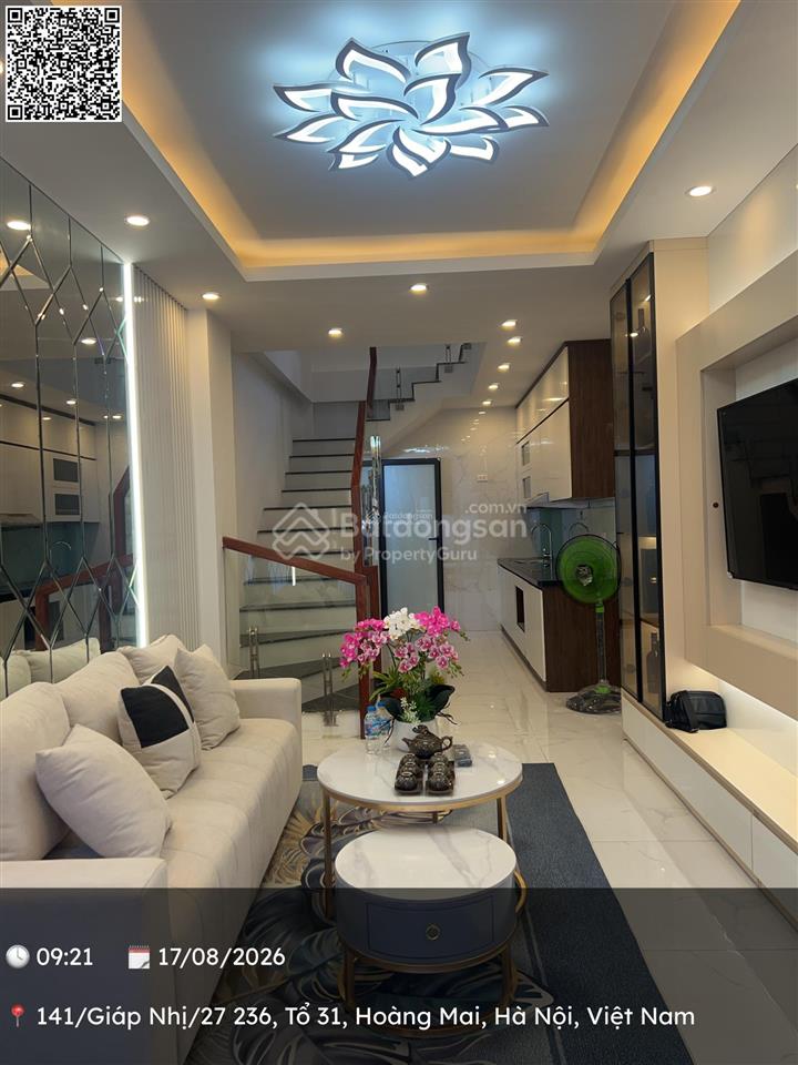 Bán nhà giáp nhị  hoàng mai  35m2  6 tầng  7,65 tỷ