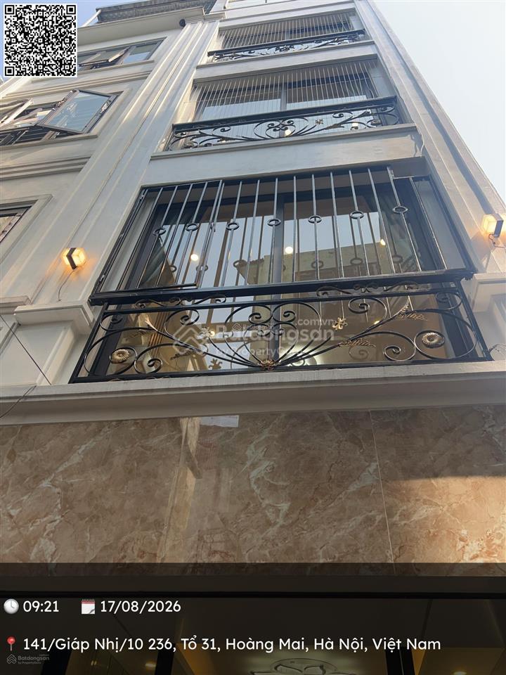 Bán nhà giáp nhị  hoàng mai  35m2  6 tầng  7,65 tỷ
