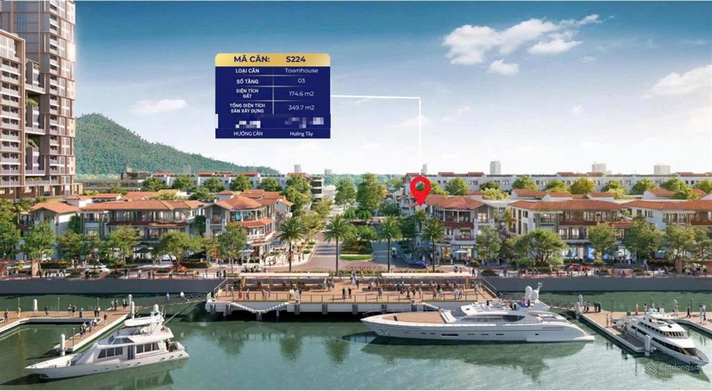 Siêu phẩm căn góc shophouse 3 tầng view sông, cách bến du thuyền 100m  symphony  cđt sun group