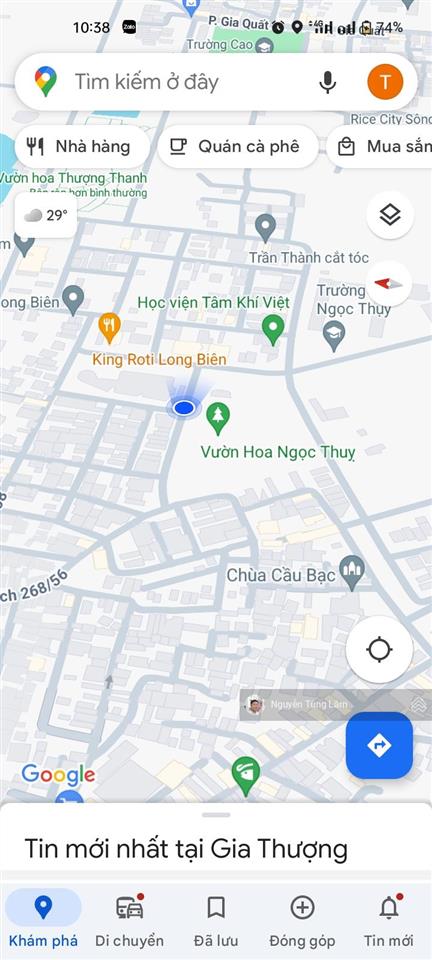 Nhỉnh 12 tỷ  đất phân lô giáo viên ngọc thụy 48m2 đường 2 ô tô tránh