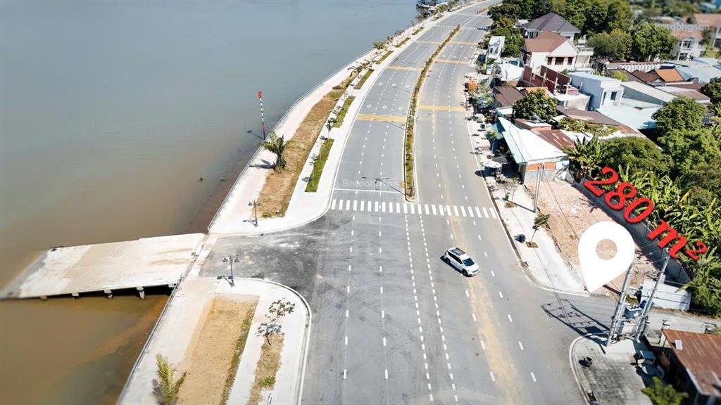 Bán (lô góc 2 mặt tiền) dt 280m2 đường 36m + vỉa hè 5m view sông bờ kè bửu long, giá chỉ 18,5 tỷ