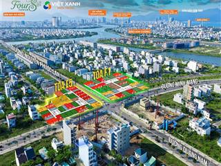 Chỉ với 2 tỷ có ngay nhà đà nẵng 34m2 tại giao lộ nguyễn phước lan và minh mạng, căn hộ fours tower