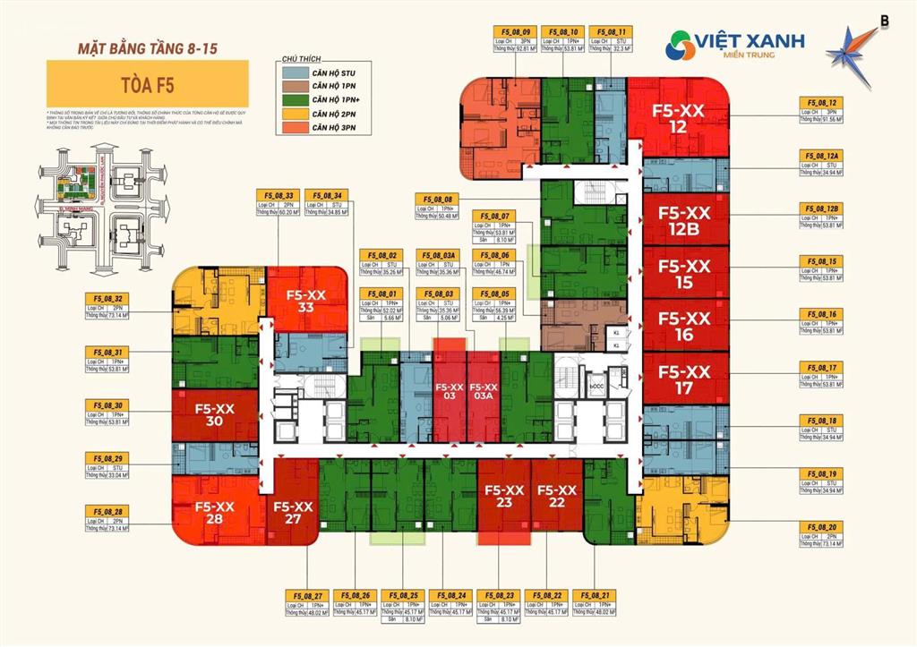 Chỉ với 2 tỷ có ngay nhà đà nẵng 34m2 tại giao lộ nguyễn phước lan và minh mạng, căn hộ fours tower